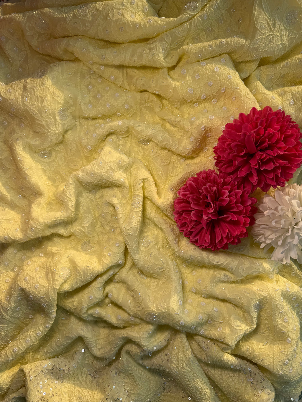 Viscose Georgette Suit Fabric