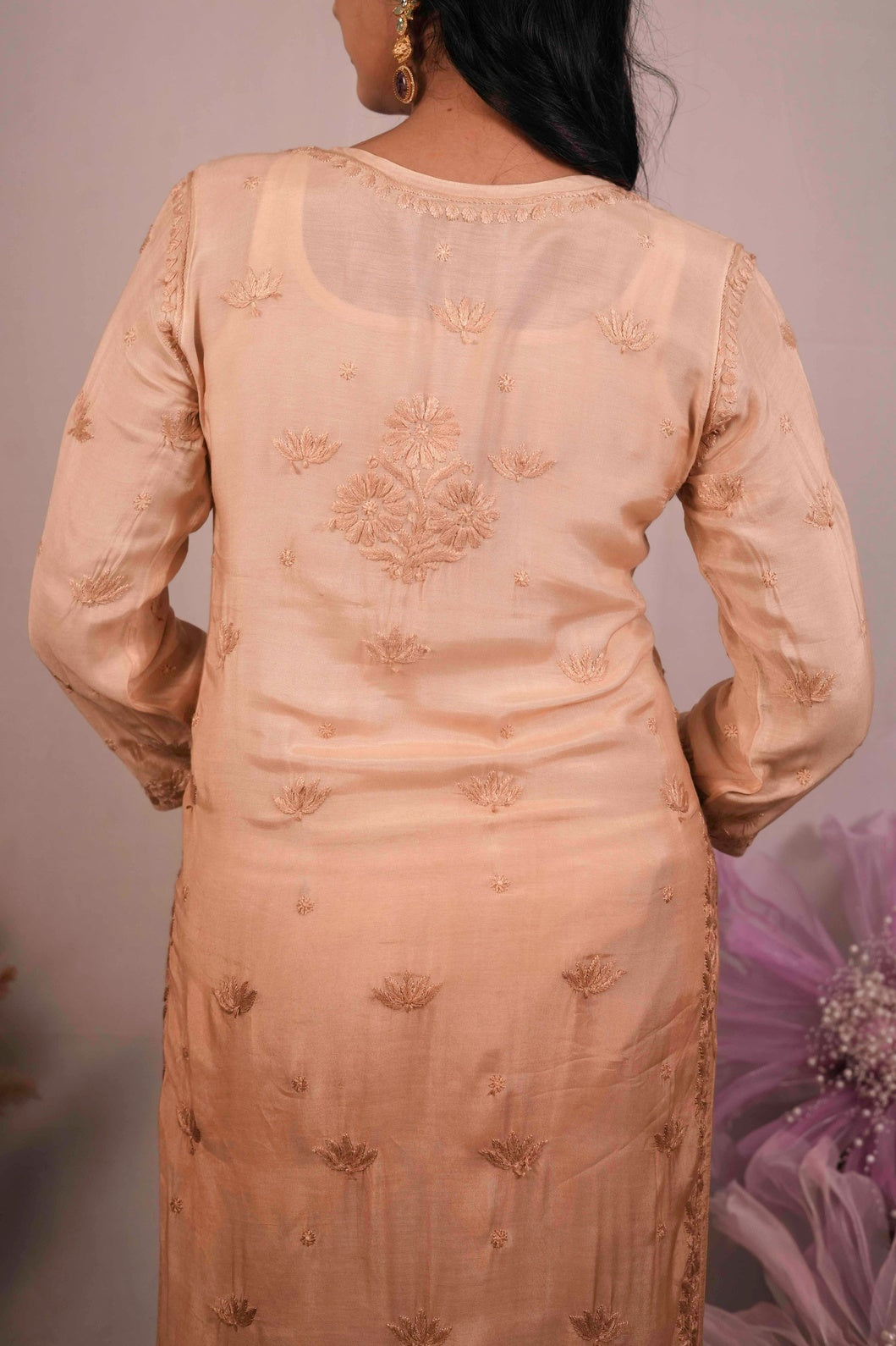 Pure Modal Chikankari Kurti