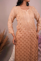 Pure Modal Chikankari Kurti