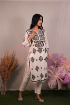 Cotton Chikankari Kurti