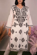 Cotton Chikankari Kurti