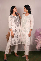 Cotton Chikankari Kurti