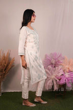 Cotton Chikankari Shadow Work Kurti