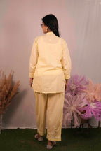 Dobby Cotton Chikankari Co-ord Set