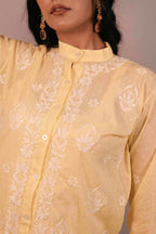 Dobby Cotton Chikankari Co-ord Set