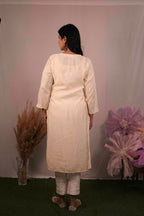 Fancy Cotton Chikankari Long Kurti