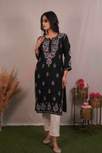 Rayon Chikankari Kurti
