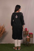 Rayon Chikankari Kurti