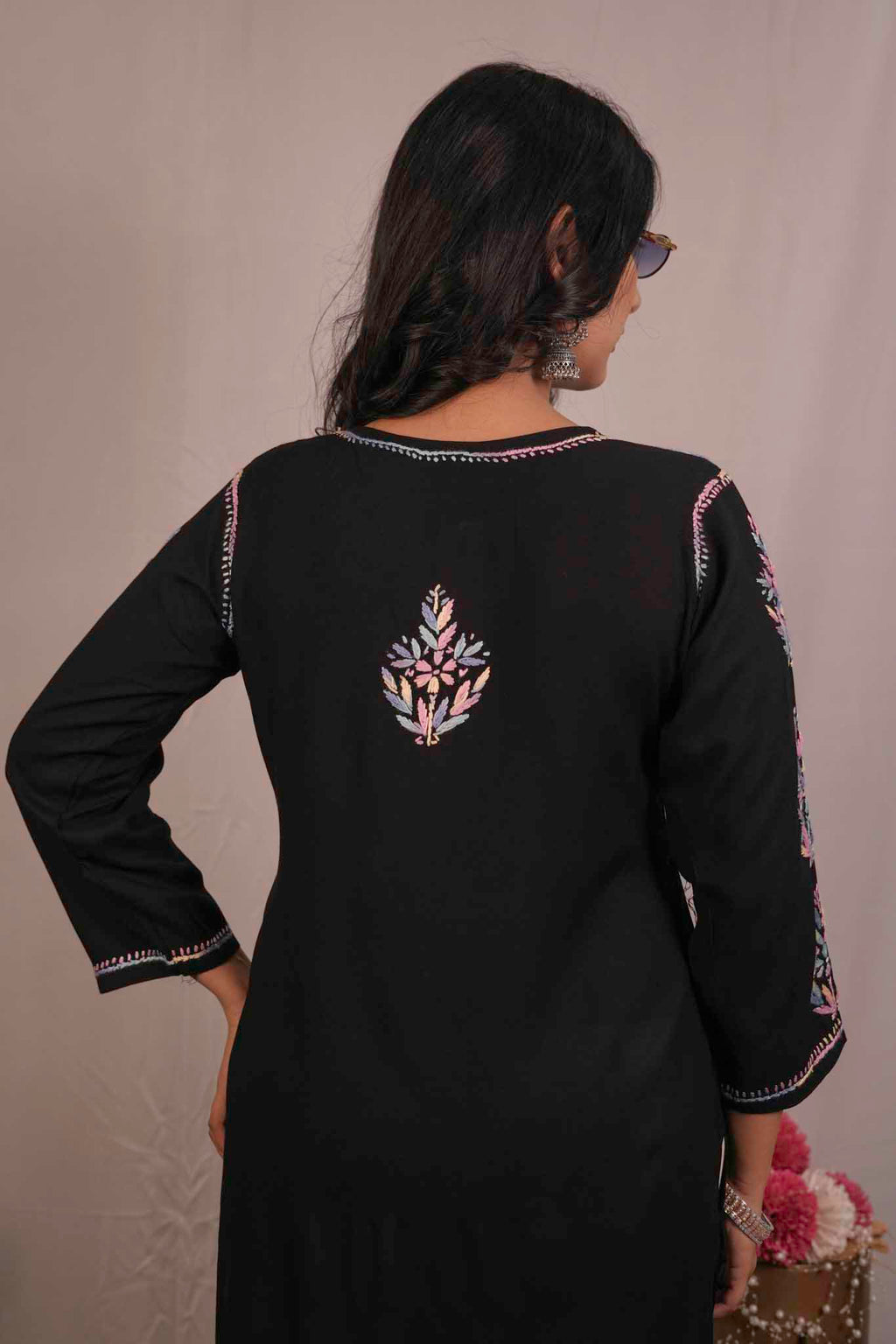 Rayon Chikankari Kurti