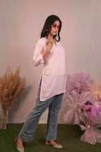 Muslin Chikankari Short Top