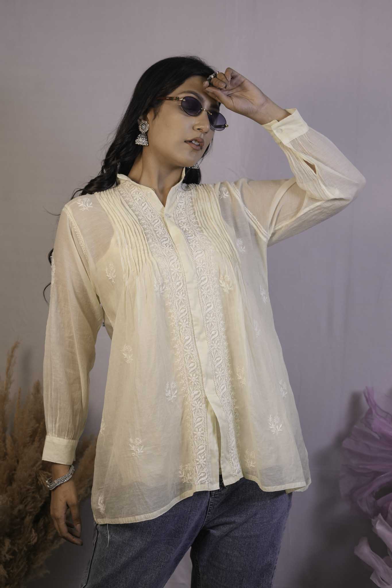 Mulmul Lemon Yellow Shirt