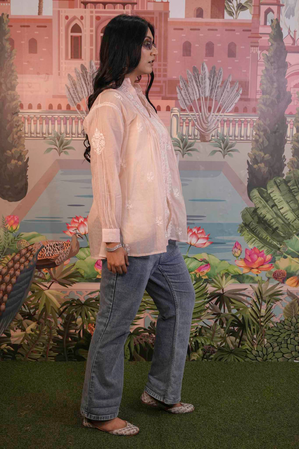 Mulmul Peach Shirt