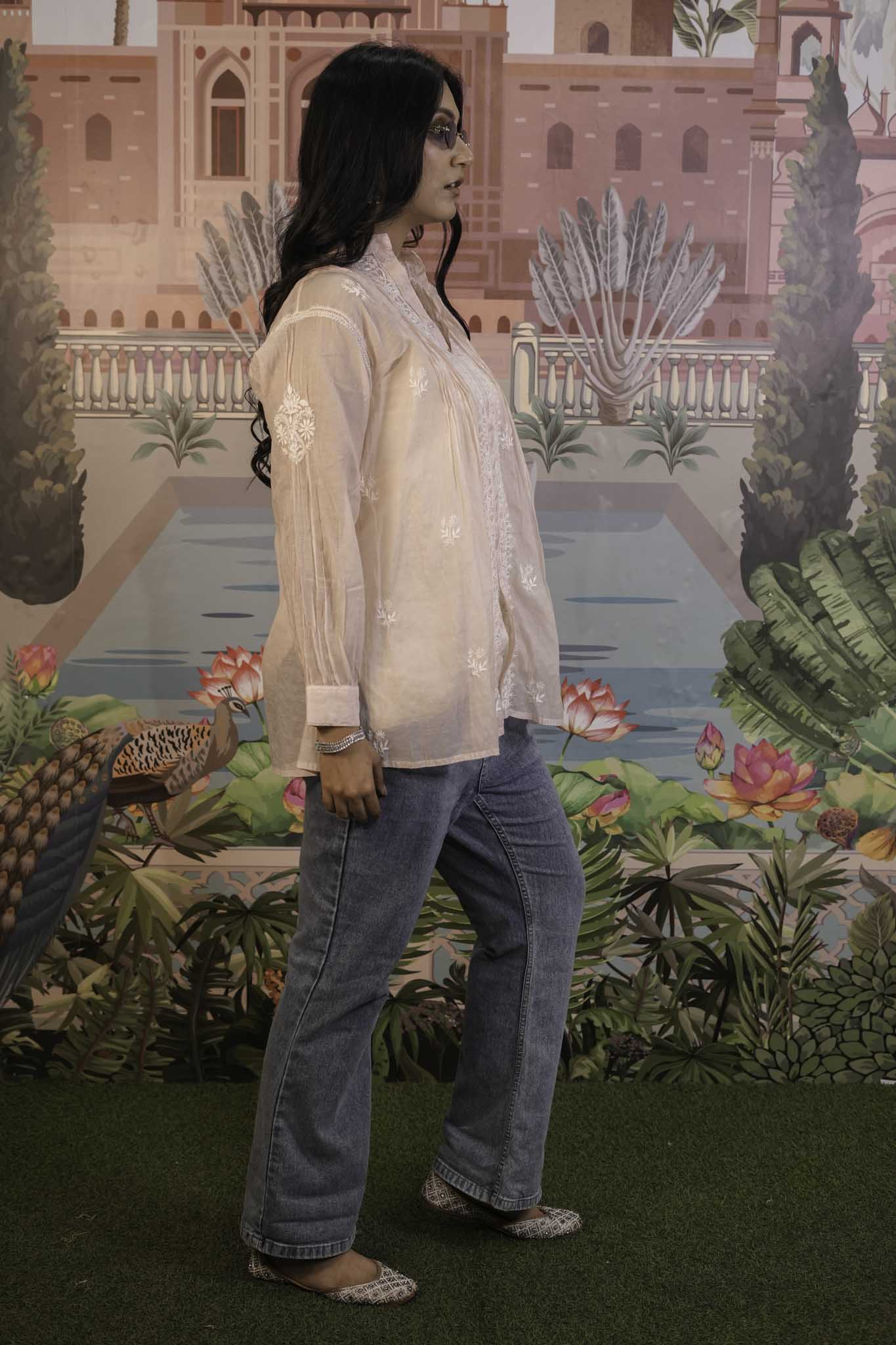Mulmul Peach Shirt
