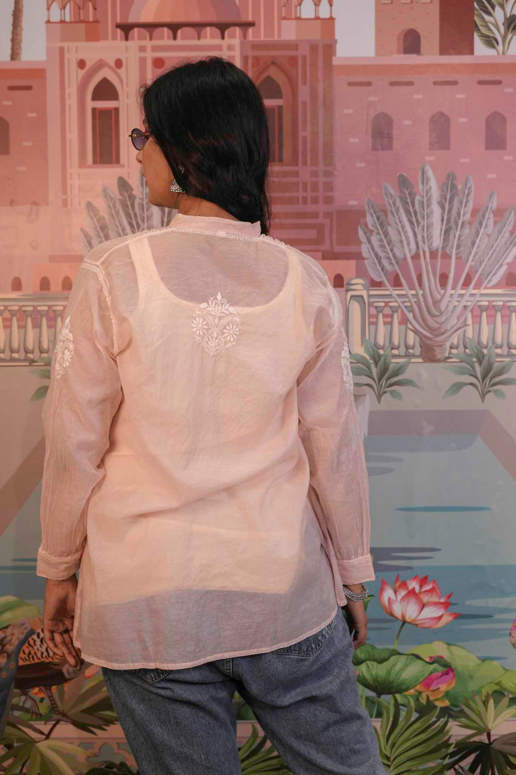 Mulmul Peach Shirt