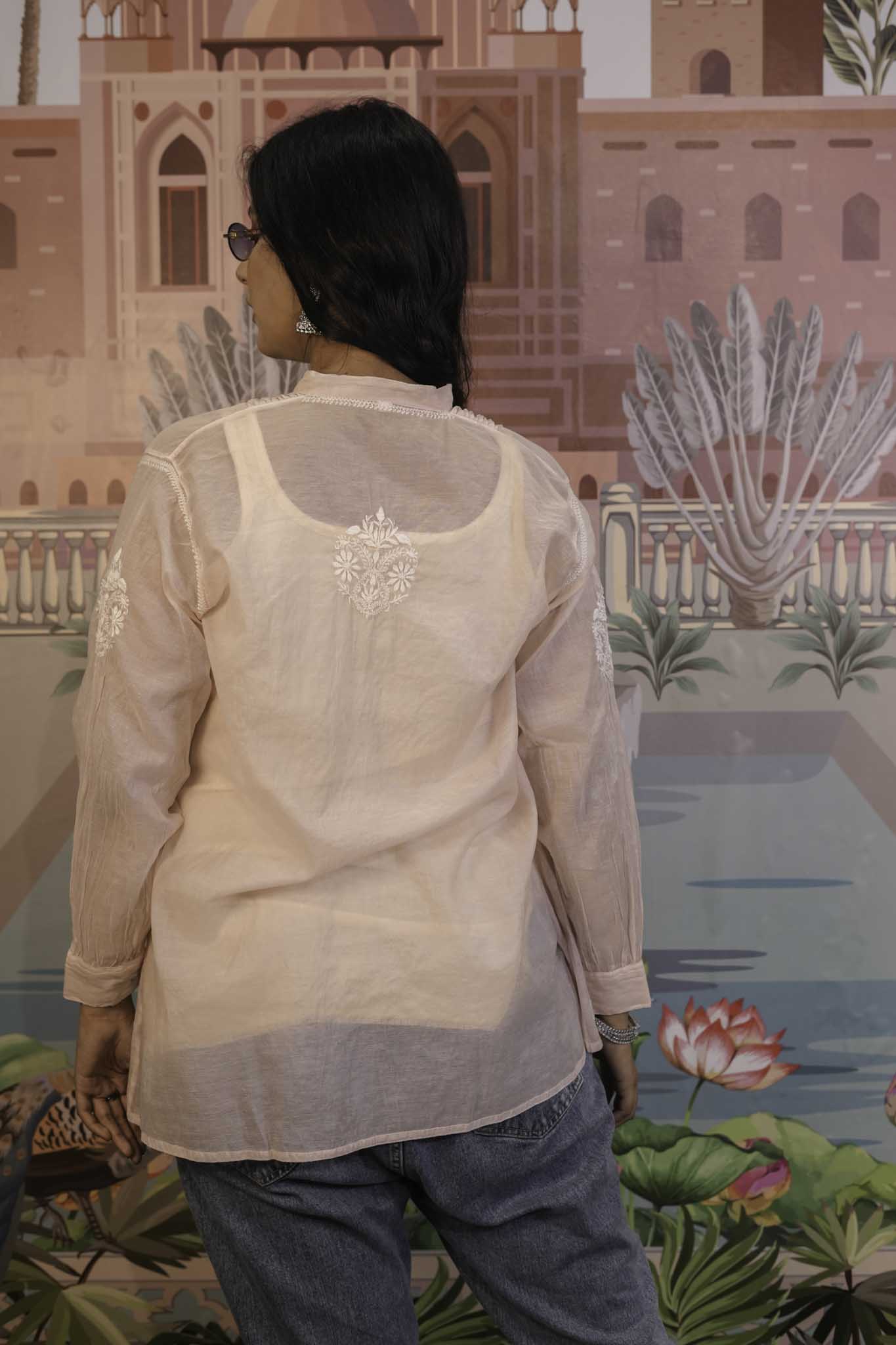 Mulmul Peach Shirt