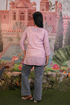 Banarasi Chikankari Short Kurti