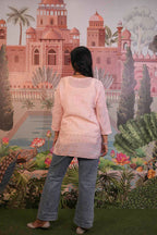 Banarasi Chikankari Short Kurti