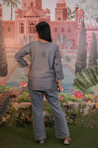 Banarasi Chikankari Short Kurti