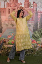 Cotton Voile Chikankari Kurti