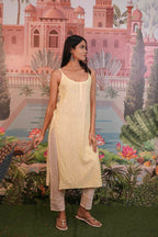 Rayon Chikankari Long Kurti