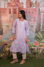 Cotton Voile Chikankari Kurti