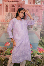 Cotton Voile Chikankari Kurti