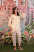 Muslin Chikankari Short Kurti