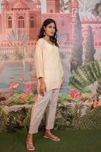Muslin Chikankari Short Kurti