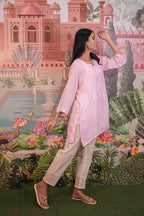 Muslin Chikankari Short Kurti