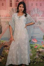 Chikankari Kaftan