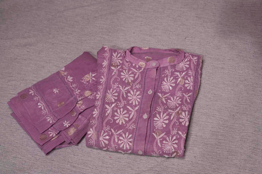 Banarasi Chikankari Co-ord Set