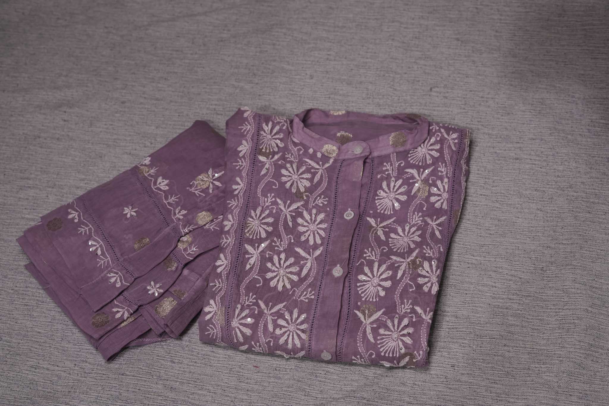 Banarasi Chikankari Co-ord Set