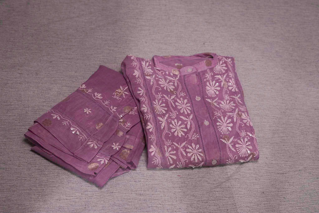 Banarasi Chikankari Co-ord Set
