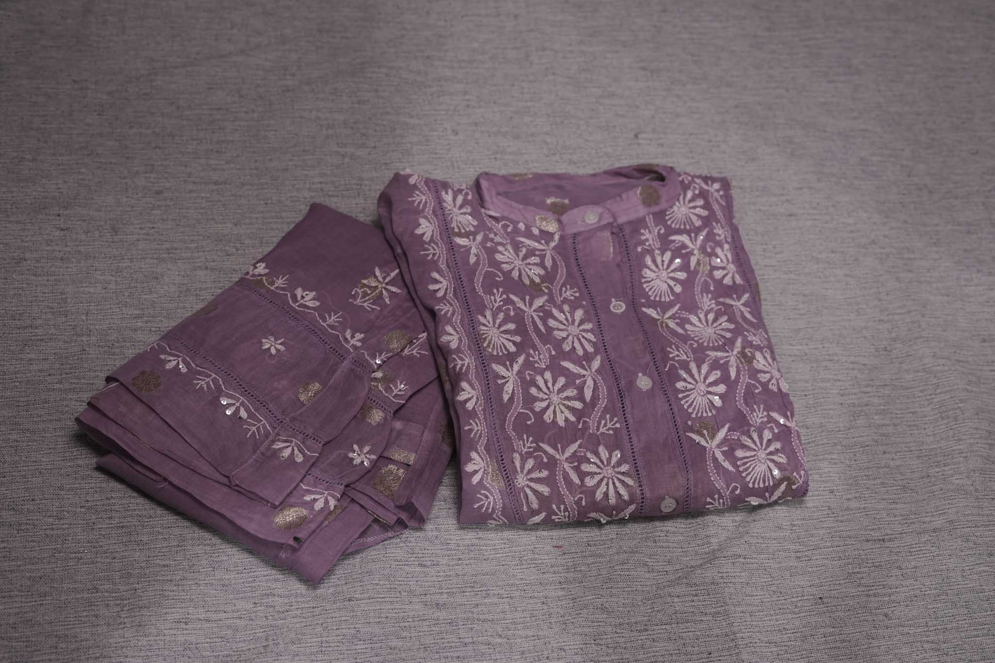 Banarasi Chikankari Co-ord Set