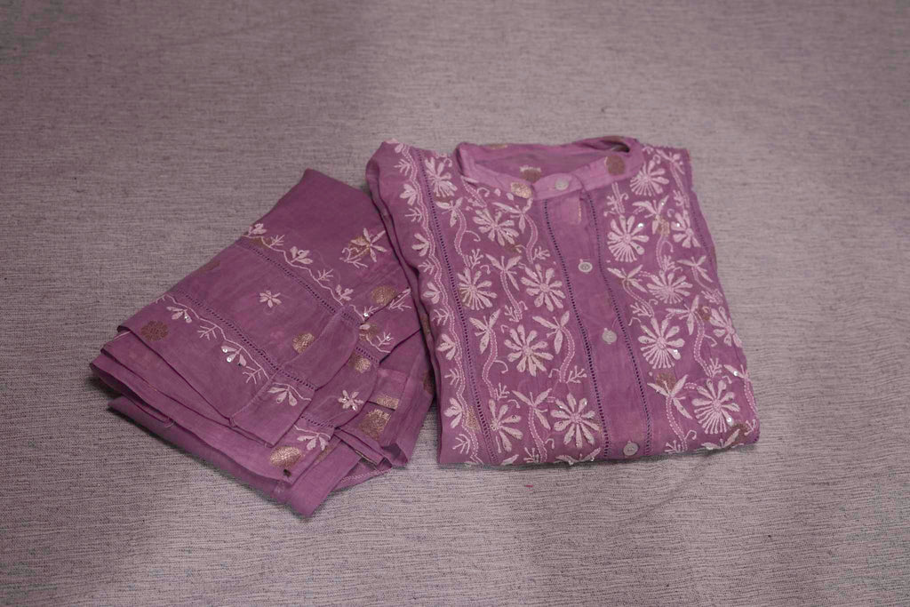 Banarasi Chikankari Co-ord Set