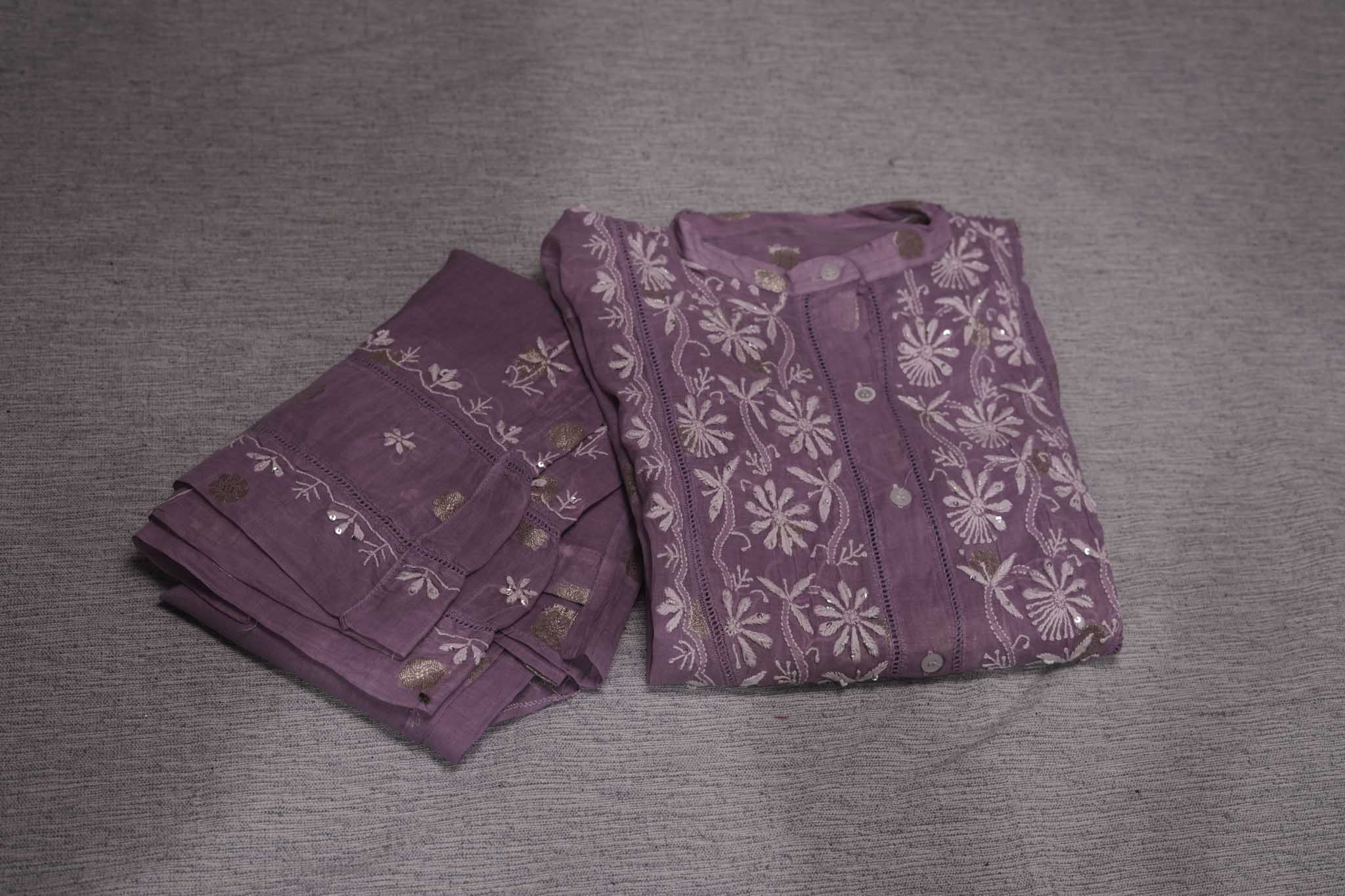 Banarasi Chikankari Co-ord Set