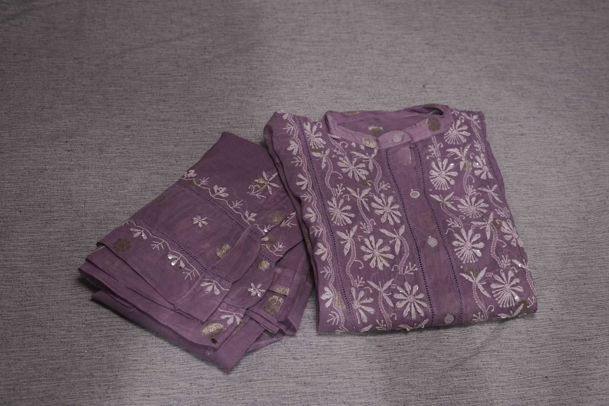 Banarasi Chikankari Co-ord Set