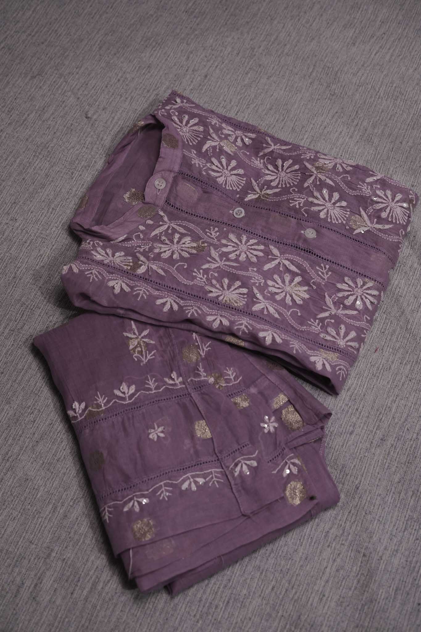 Banarasi Chikankari Co-ord Set