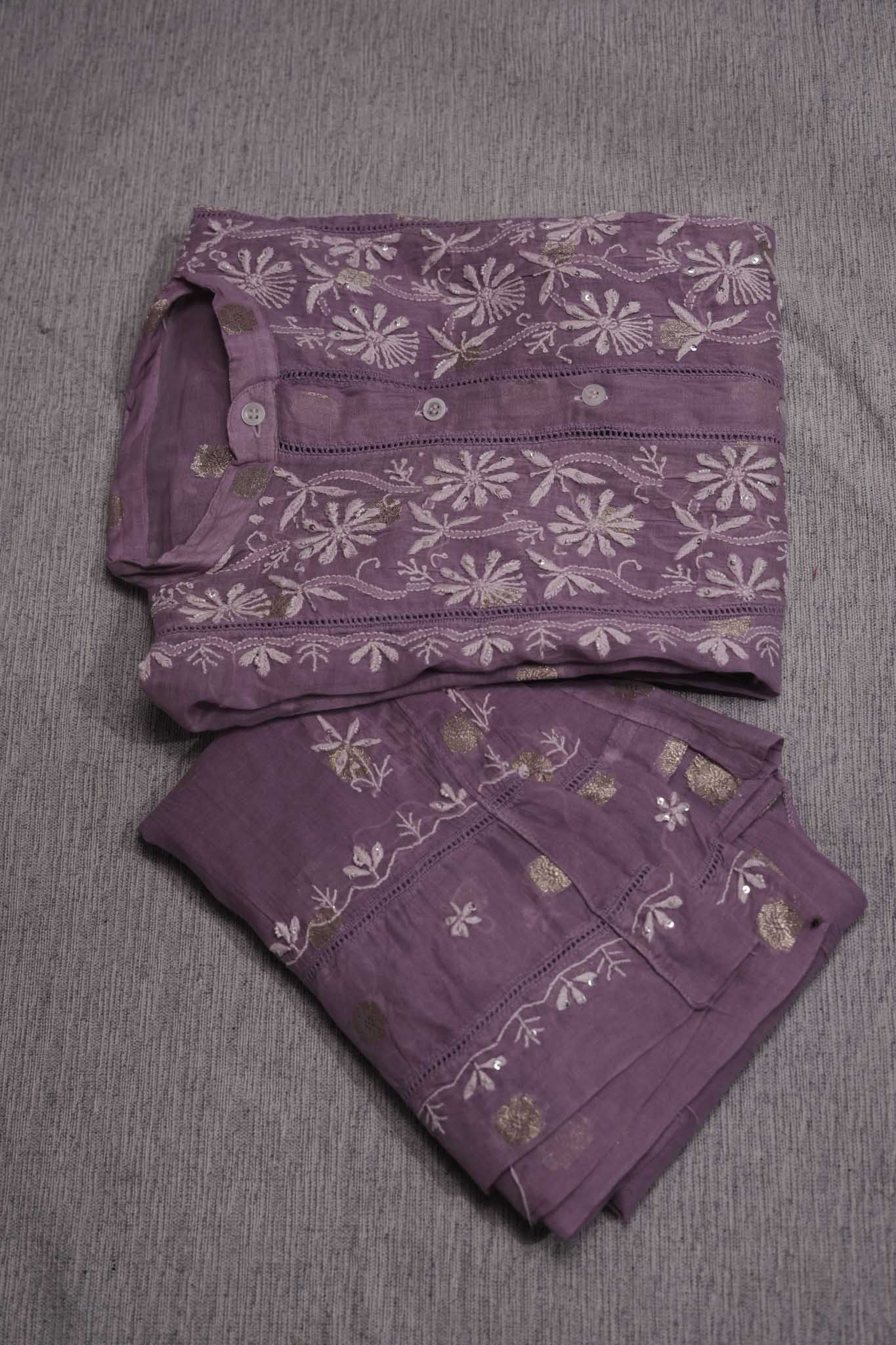 Banarasi Chikankari Co-ord Set