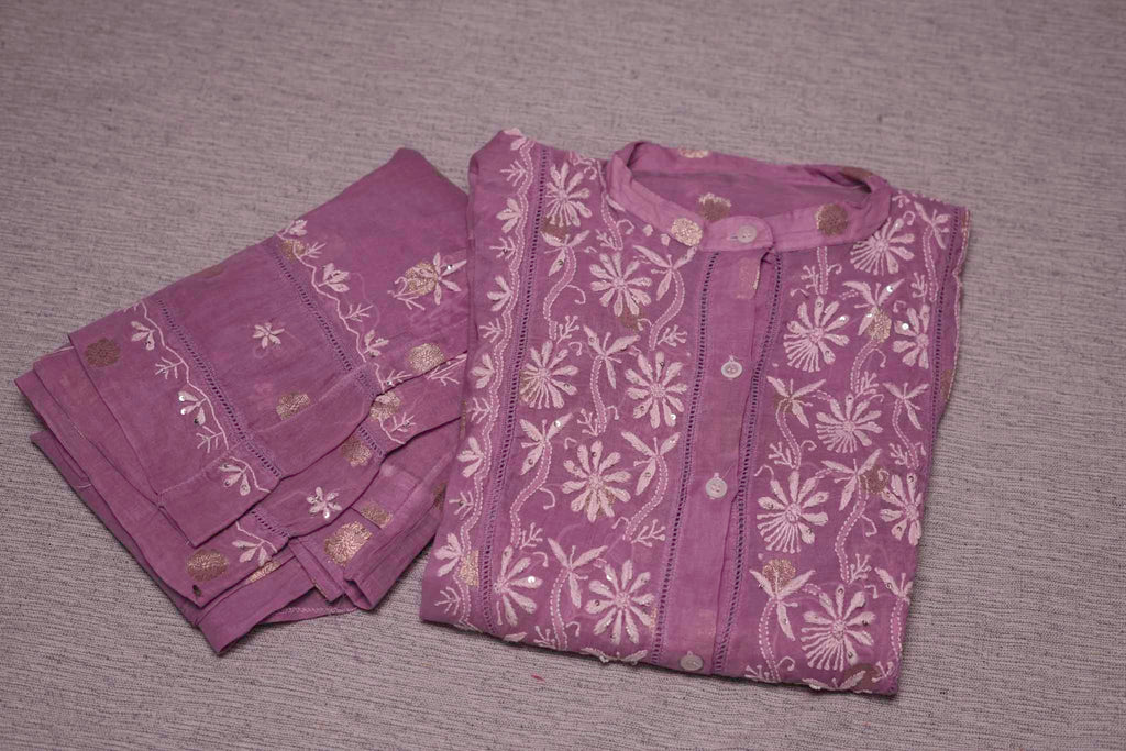 Banarasi Chikankari Co-ord Set