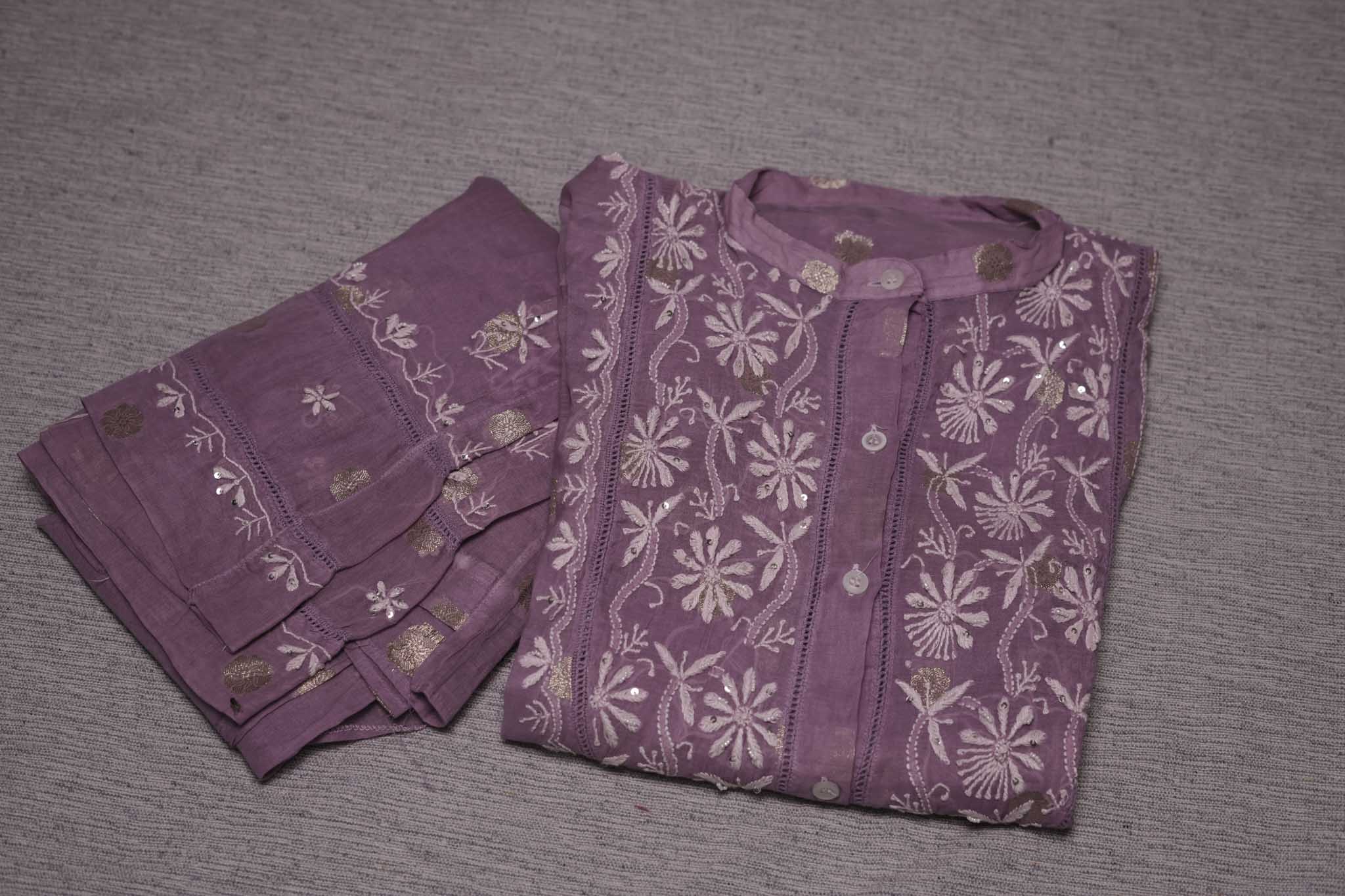 Banarasi Chikankari Co-ord Set