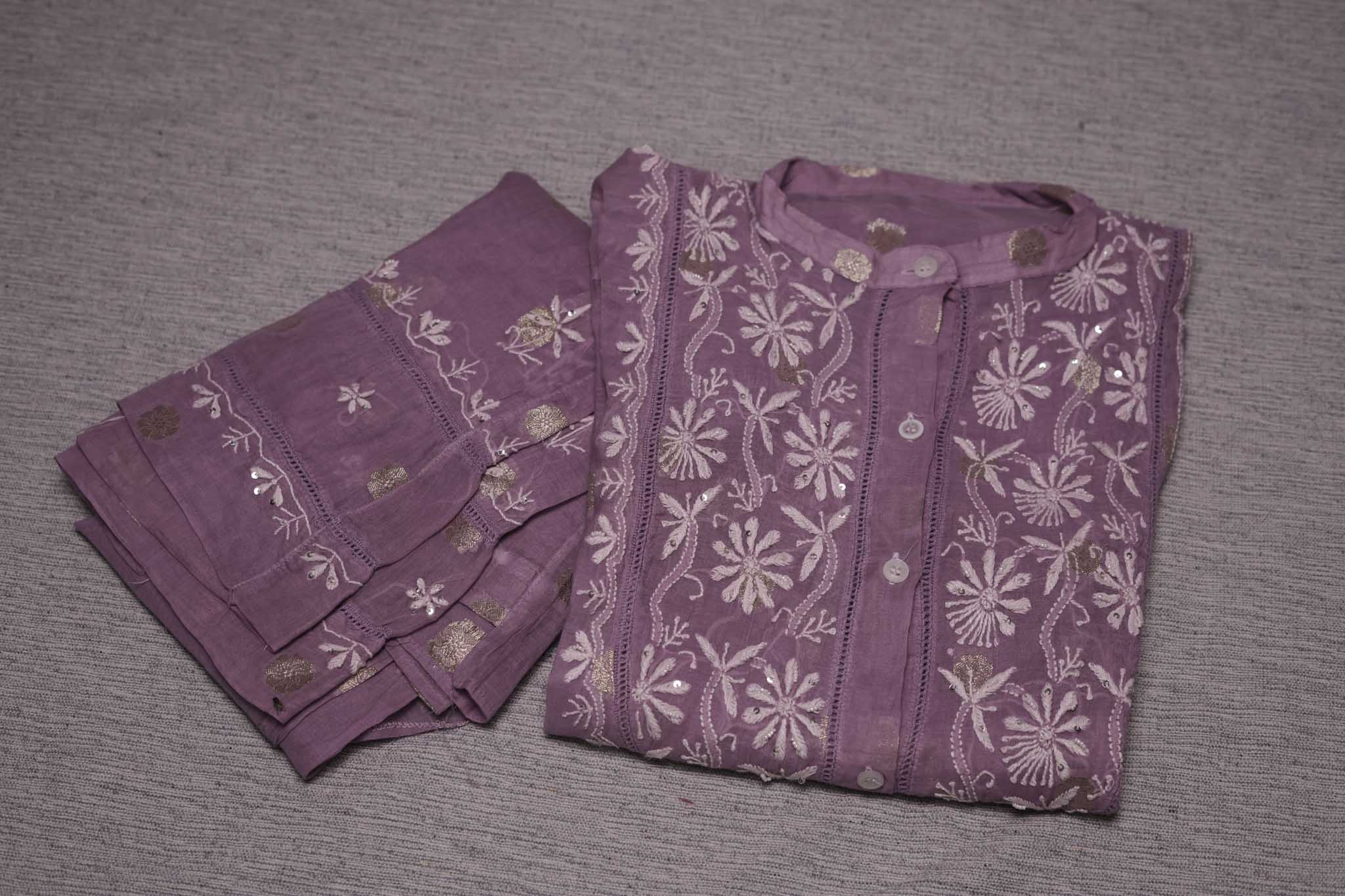 Banarasi Chikankari Co-ord Set
