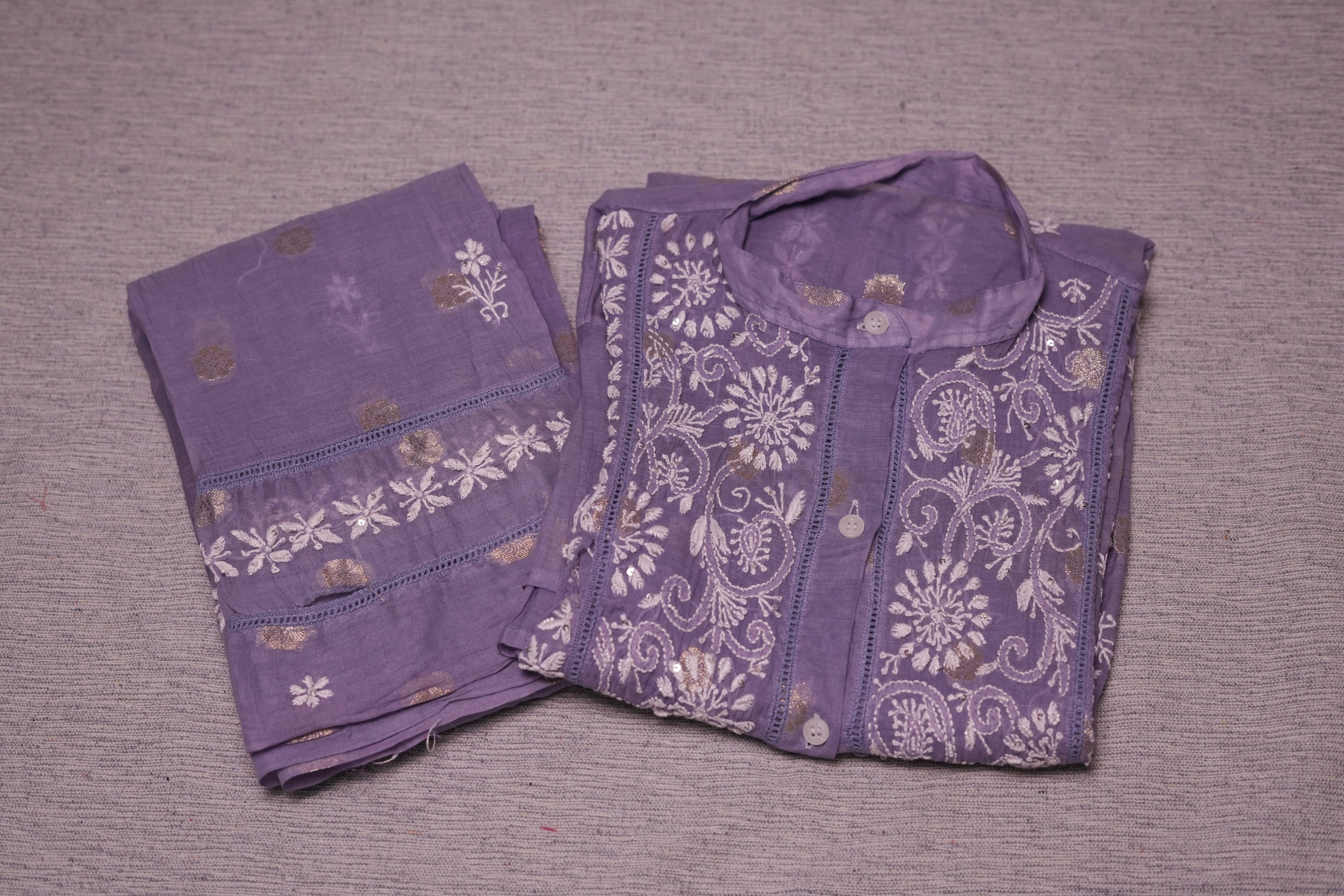 Banarasi Chikankari Co-ord Set