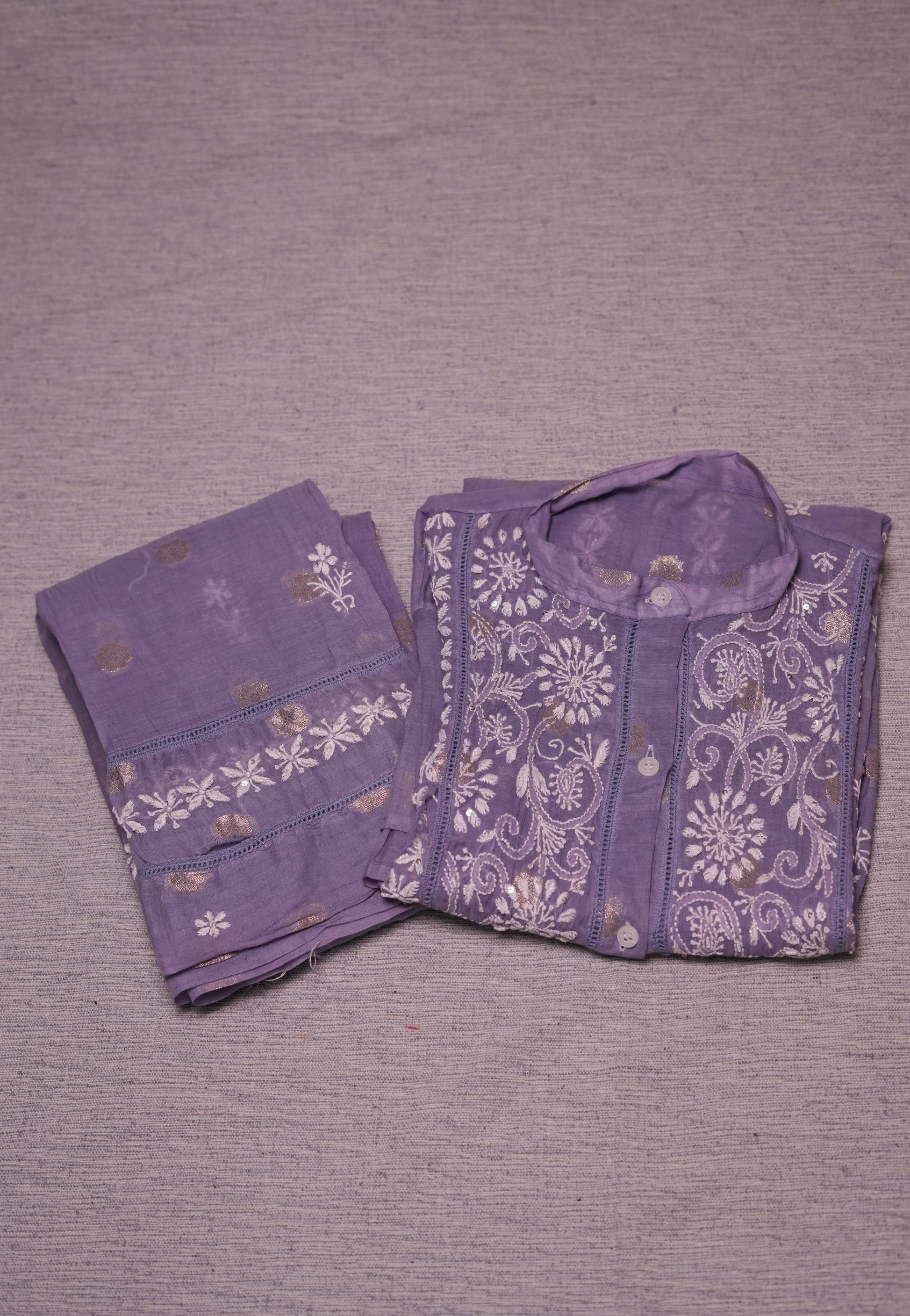 Banarasi Chikankari Co-ord Set