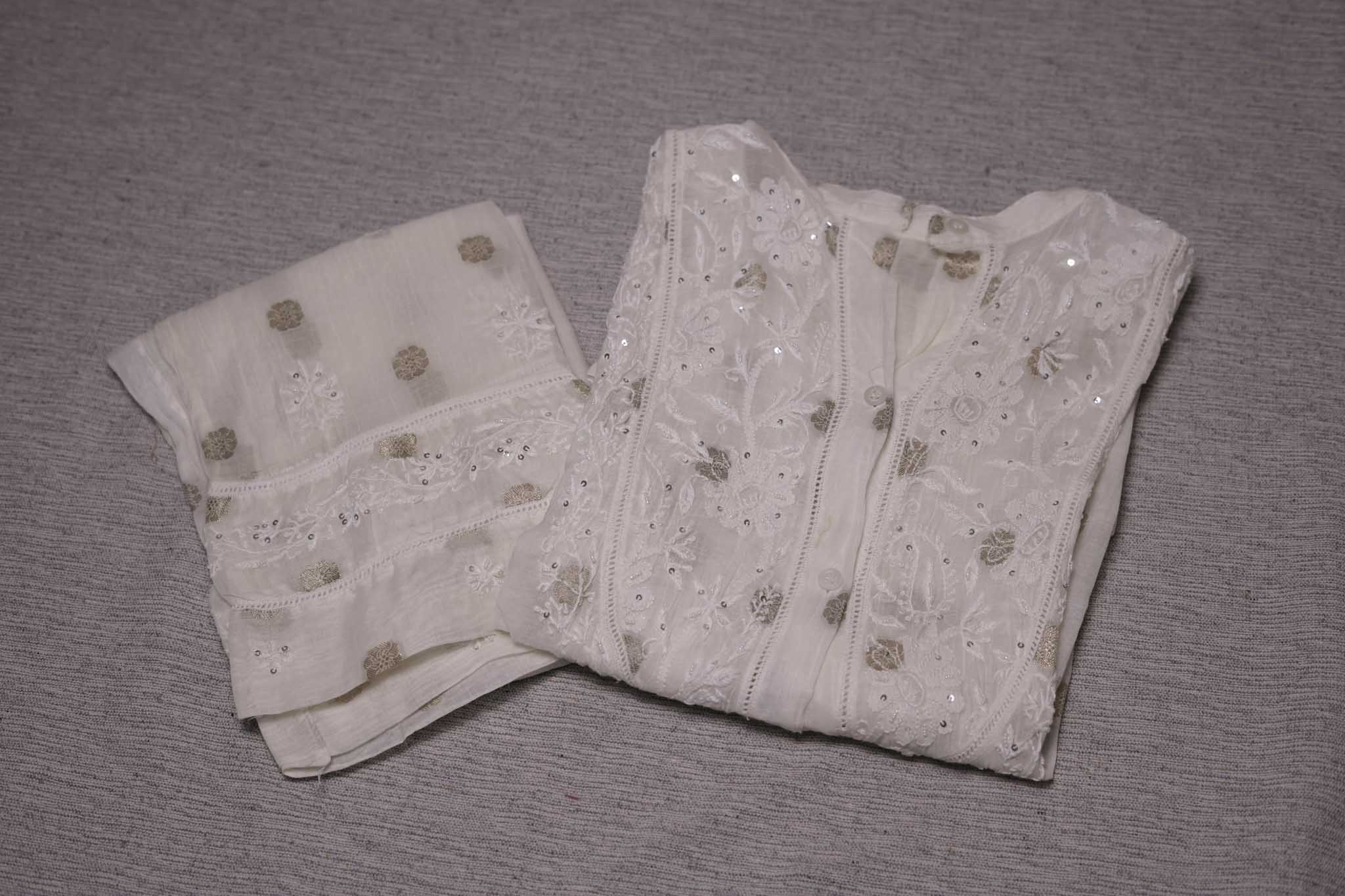 Banarasi Chikankari Co-ord Set