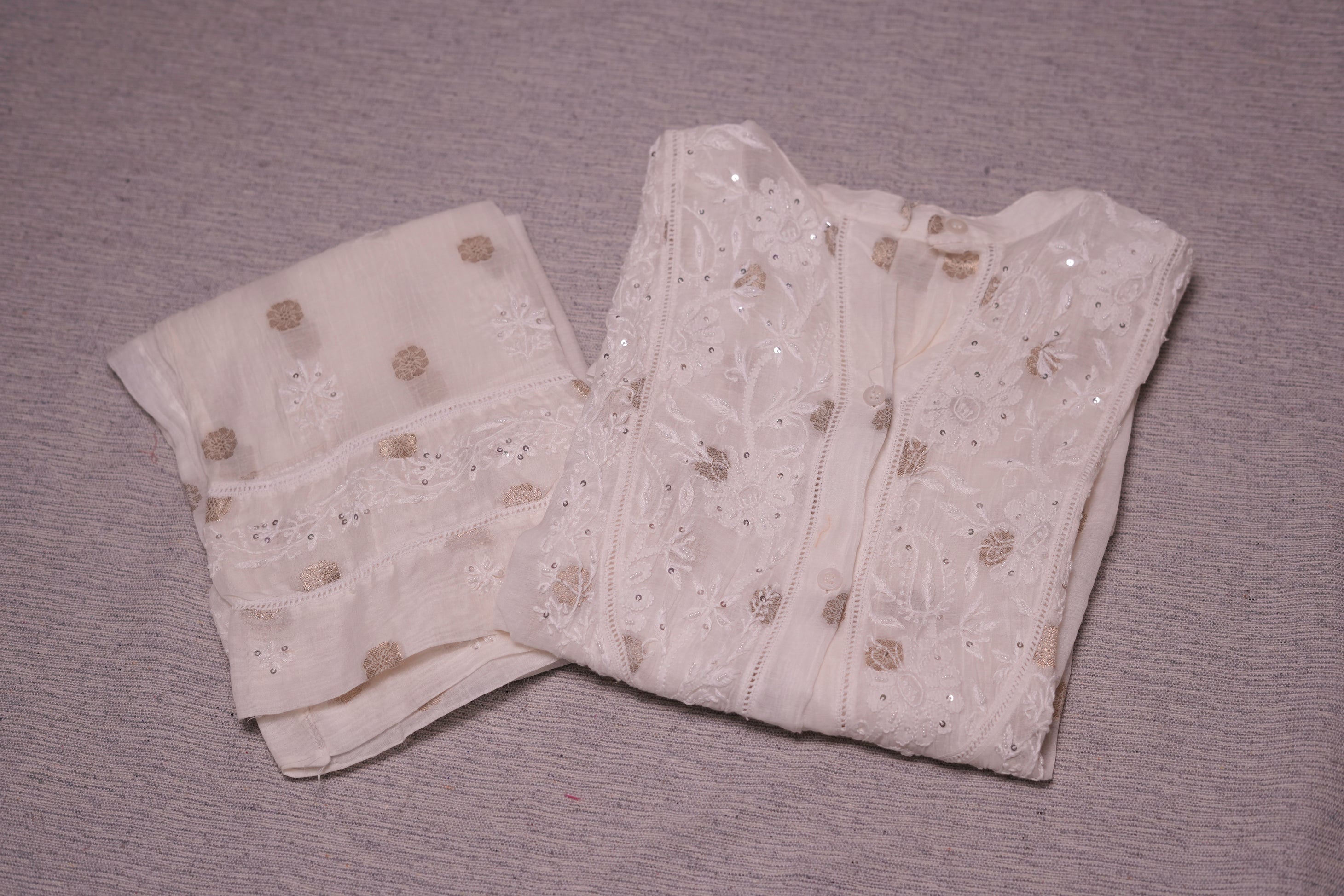 Banarasi Chikankari Co-ord Set