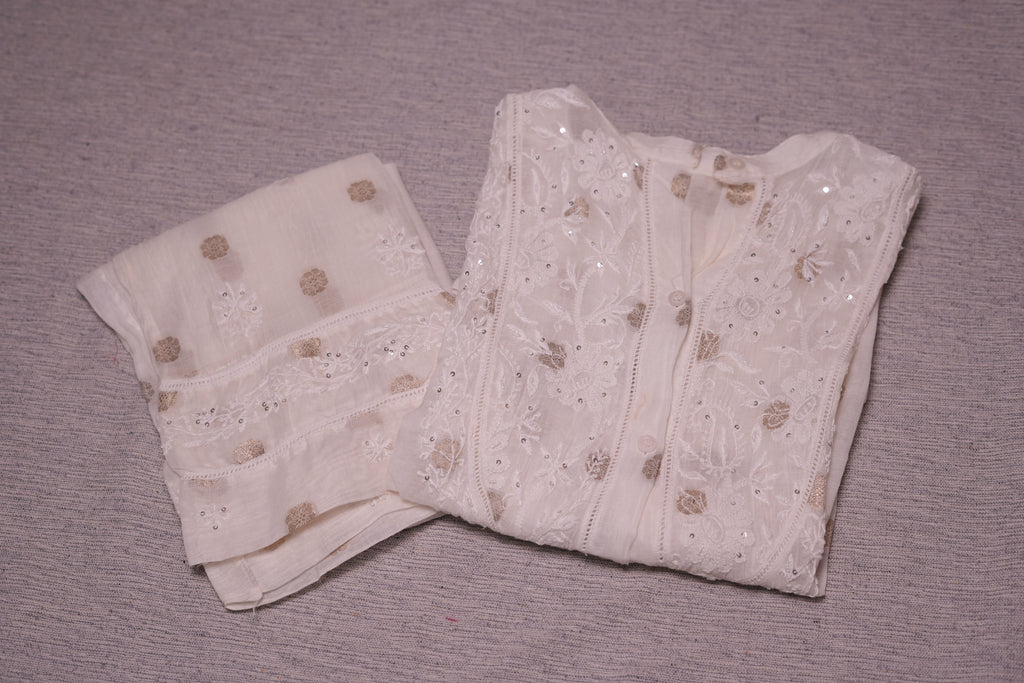 Banarasi Chikankari Co-ord Set