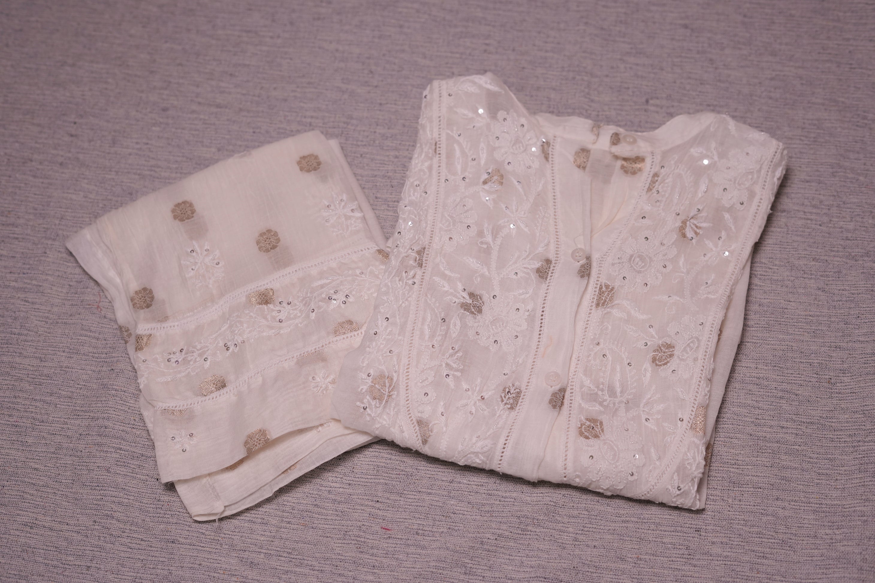 Banarasi Chikankari Co-ord Set