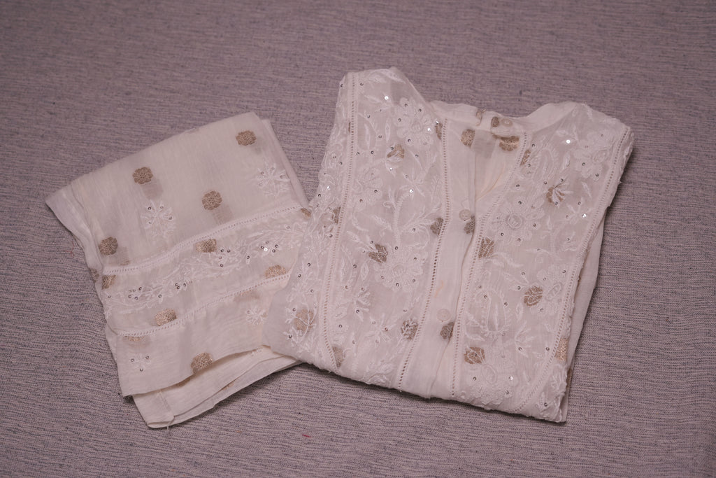 Banarasi Chikankari Co-ord Set