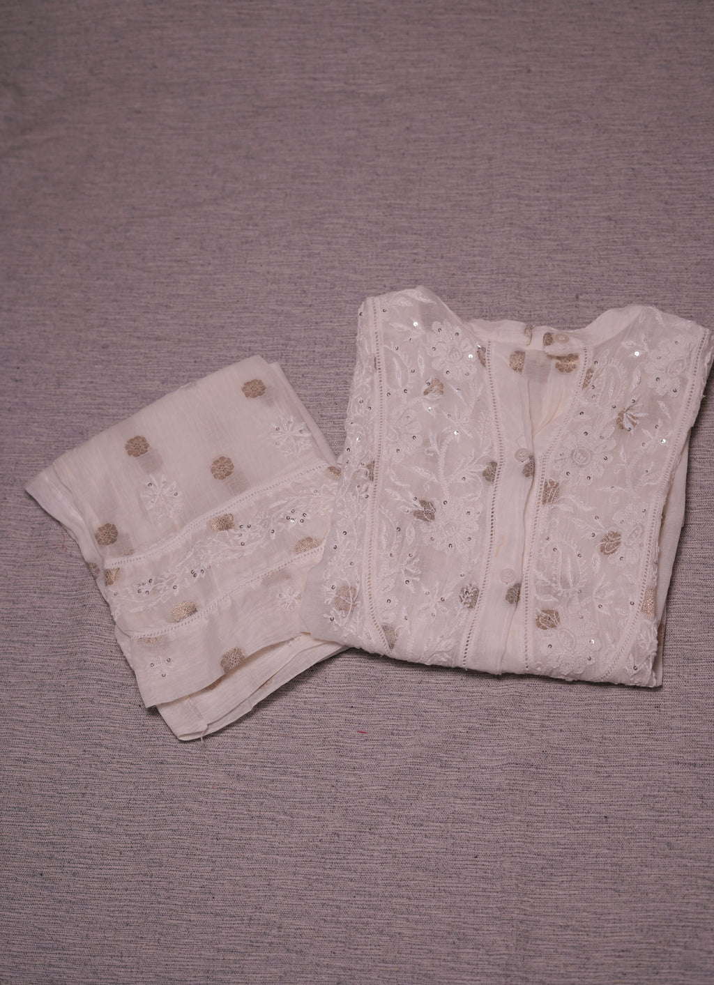 Banarasi Chikankari Co-ord Set